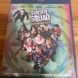 Suicide Squad Extended Cut Edition BluRay+DVD No Digital,Used Good Condition $6